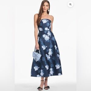 Sachin & Babi SHAY DRESS - MIDNIGHT GLACIAL ROSE size 8 NWT